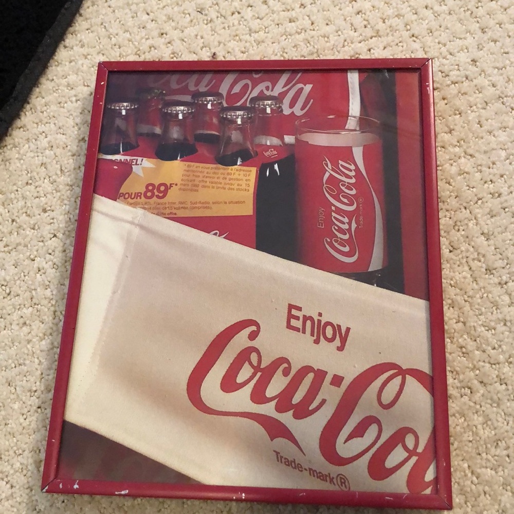 Coca Cola vintage art piece